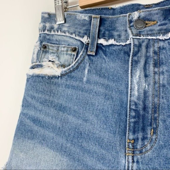 Carmar Distressed Denim Shorts - Picture 2 of 6